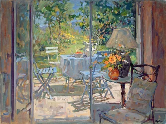 Terraza en Provenza